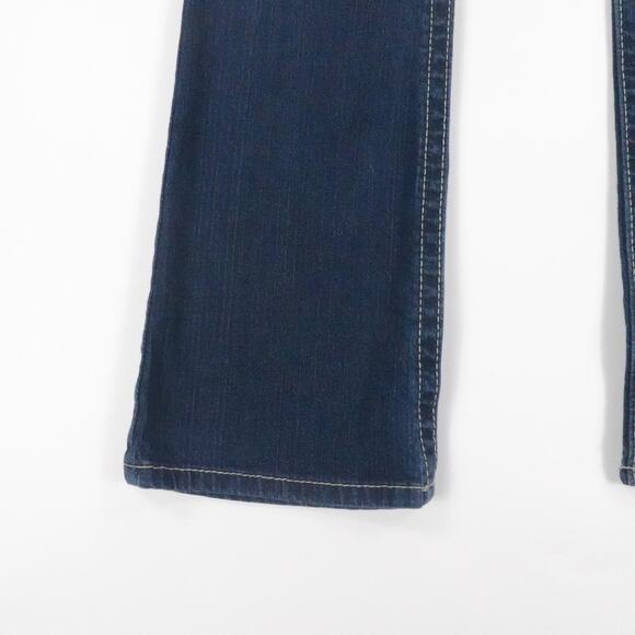 Cruel Jeans Womens 5L Blue Low Rise Bootcut Boho Western Thick‎ Stitch Tabitha - Picture 11 of 16